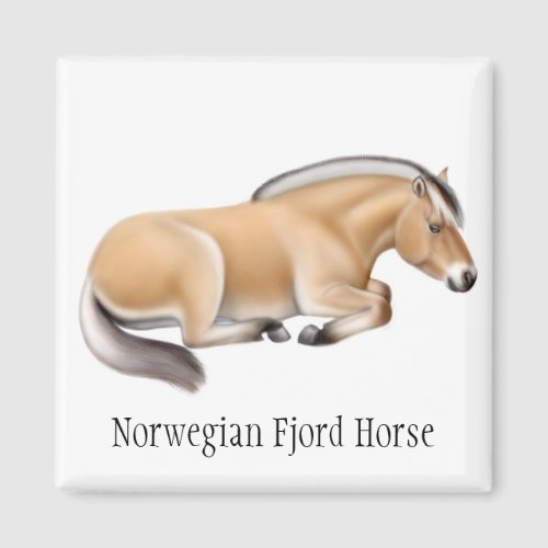 Norwegian Fjord Horse Magnet