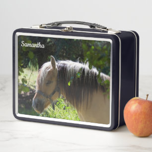 Norwegian Fjord Horse Metal Lunchbox