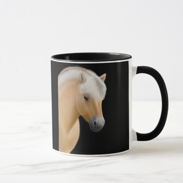Norwegian Fjord Horse Mug (Right)