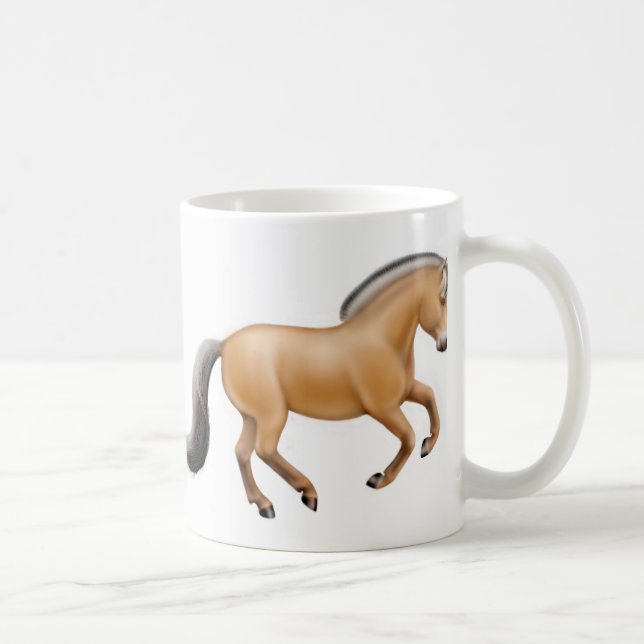 Norwegian Fjord Horse Mug (Right)