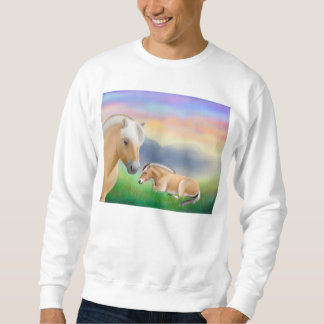 Norwegian Fjord Horses at Rest Sweatshirt