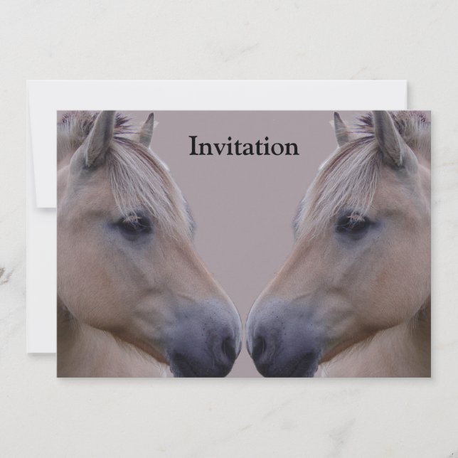 Norwegian Fjord Invitation (Front)