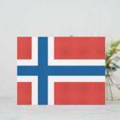 Norwegian Flag (Standing Front)