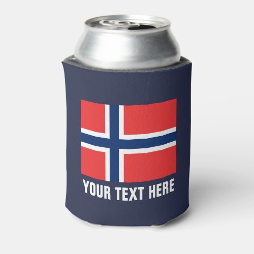 Norwegian flag can coolers  Norway beer holders