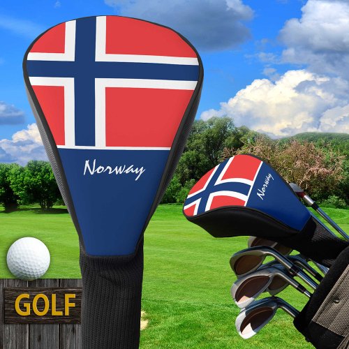 Norwegian Flag  Golf Norway sports Covers clubs