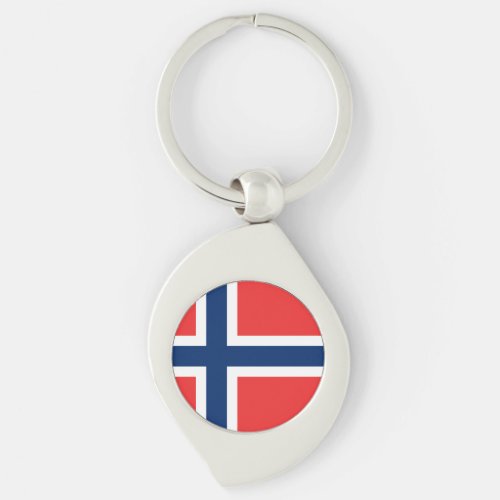 Norwegian flag Keychain