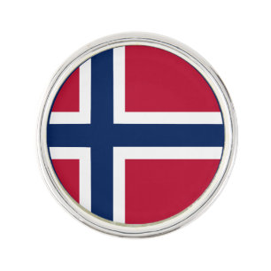 Norwegian Flag Lapel Pin