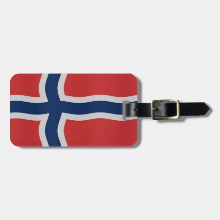 Norwegian Flag Luggage Tag