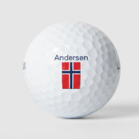 Norwegian Flag & Name Custom 