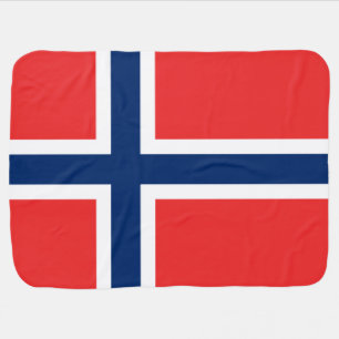 Norwegian Flag (Norway) Baby Blanket