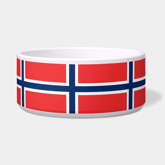 Norwegian Flag (Norway) Bowl (Front)