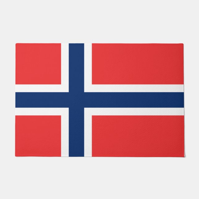 Norwegian Flag (Norway) Doormat (Front)