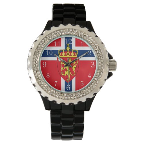 Norwegian flag  Norway flag Coat of Arms Watch