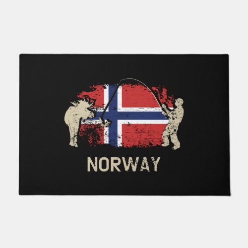 Norwegian Flag Norway Flag Doormat