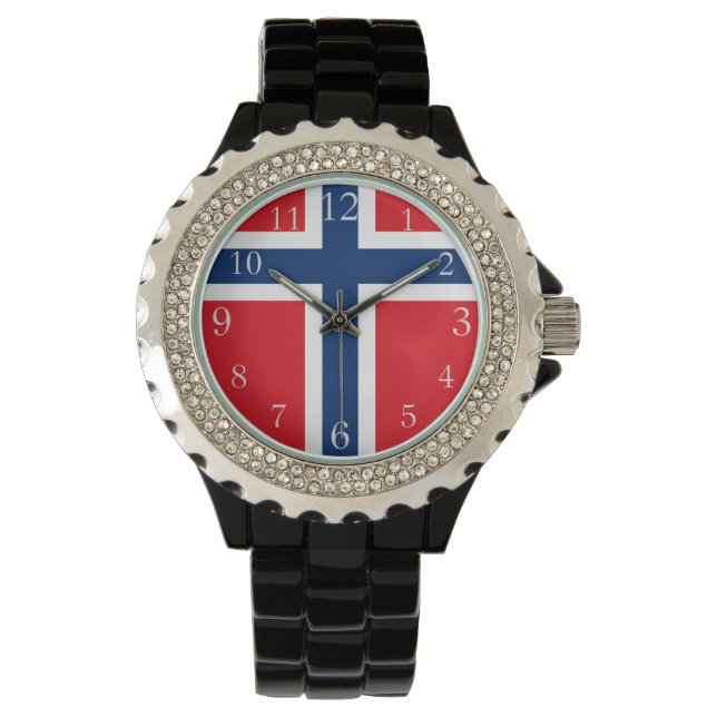 Norwegian flag , Norway flag, Nordic flag Watch (Front)