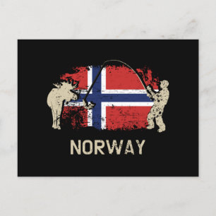 Norwegian Flag Norway Flag Postcard