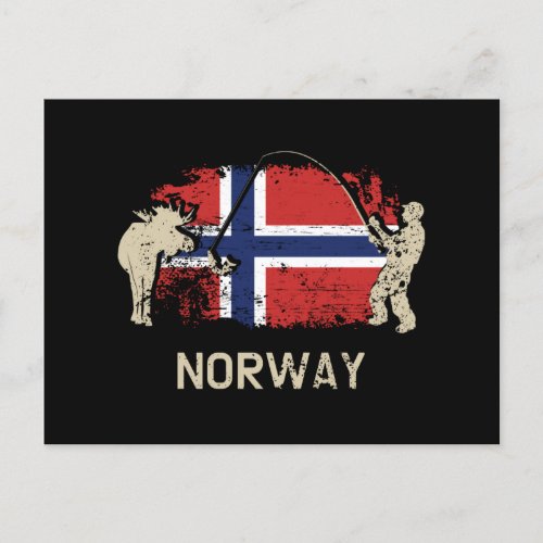 Norwegian Flag Norway Flag Postcard