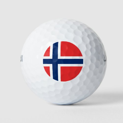 Norwegian Flag Norway Golf Balls