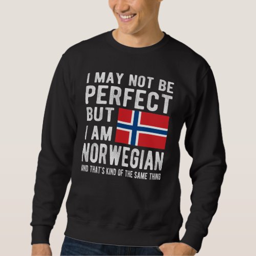 Norwegian Flag Norway Heritage Norwegian Roots Sweatshirt
