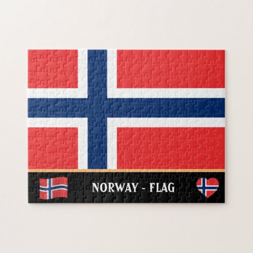 Norwegian Flag  Norwegian country  Norway Jigsaw Puzzle