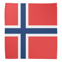 Norwegian flag of Norway bandana Norwegian flag of Norway bandana