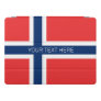 Norwegian flag of Norway custom 12.9 inch Apple iPad Pro Cover