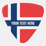 Norwegian Flag Personalized Guitar Pick at Zazzle