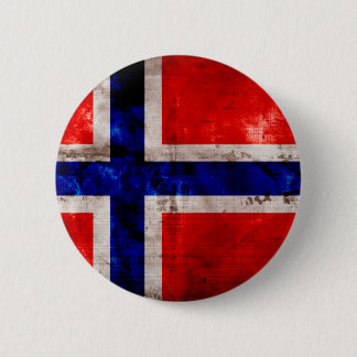 Norwegian Flag Pinback Button