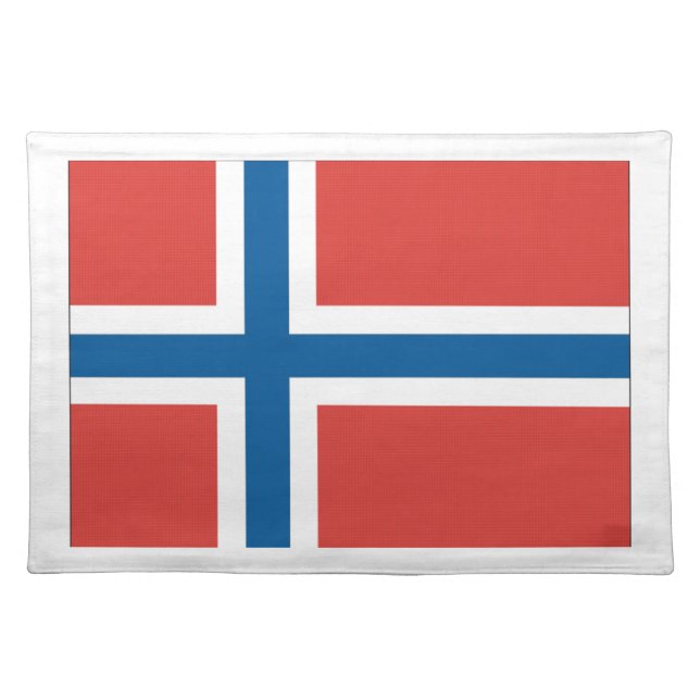 Norwegian Flag Placemat (Front)