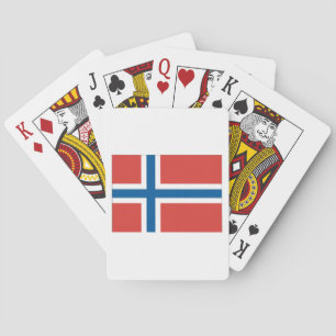Norwegian Flag Poker Cards