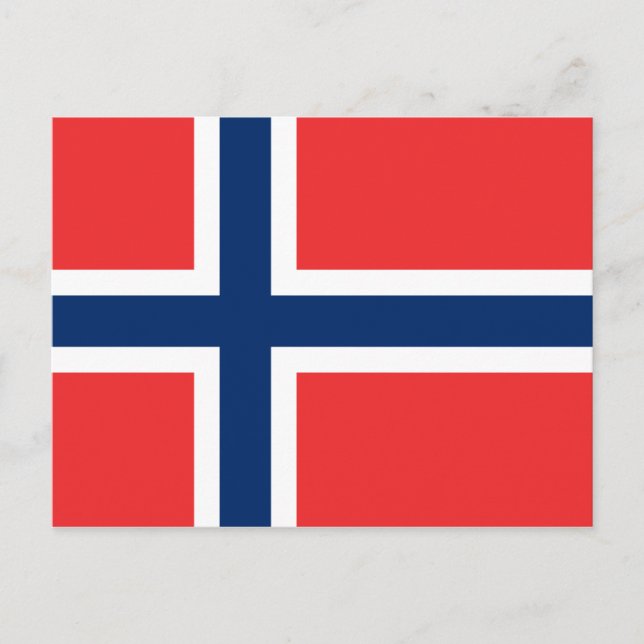Norwegian Flag Postcard (Front)