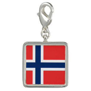 Norwegian Flags Charm