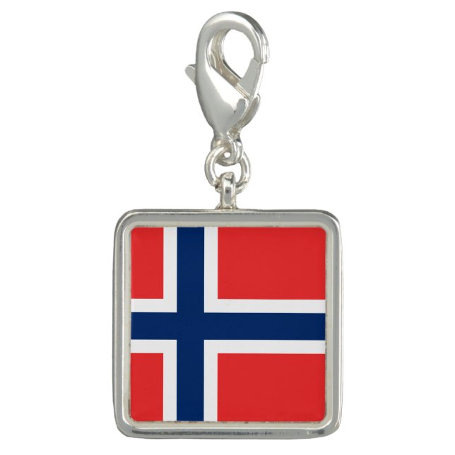 Norwegian Flags Charm (Front)
