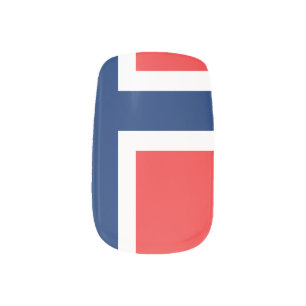 Norwegian Flags Minx Nail Wraps