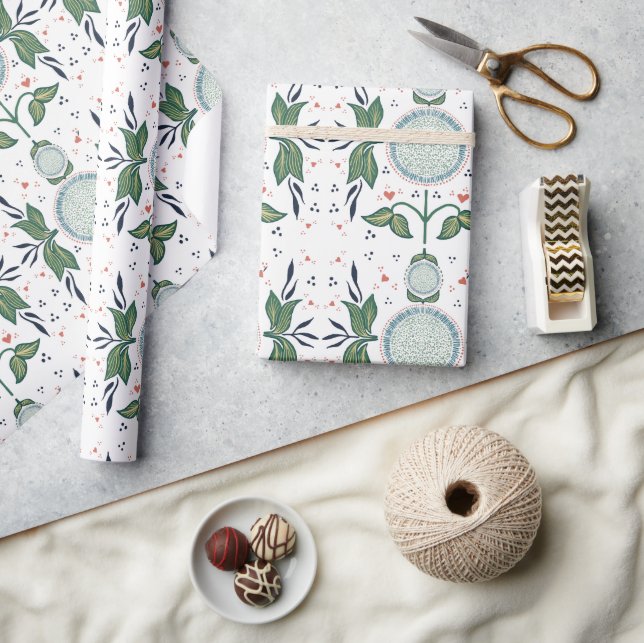 Norwegian Floral Wrapping Paper (Crafts)