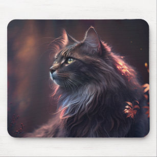 Norwegian Forest Cat Art Mouse Pad