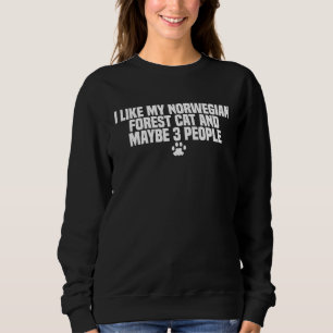 Norwegian Forest Cat Breed Sweatshirt