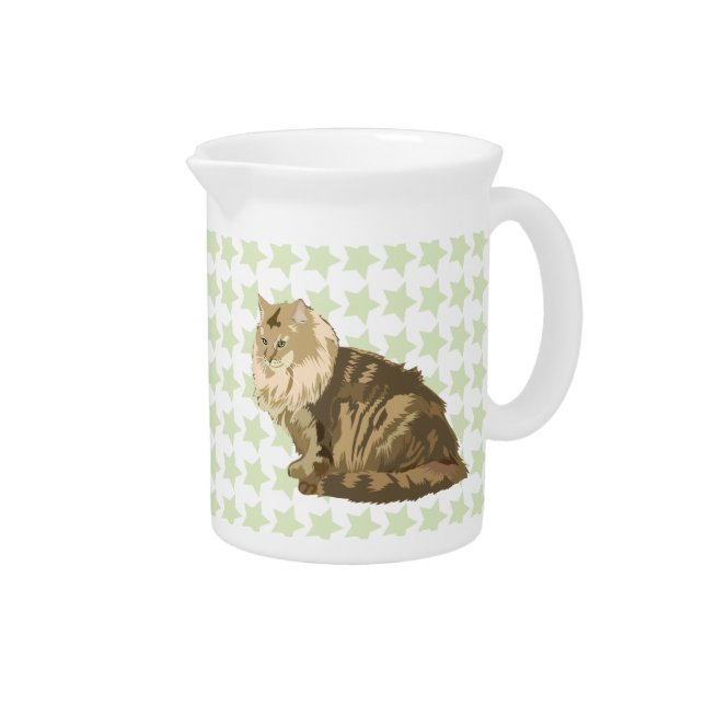 Norwegian forest cat drink pitcher (Right)