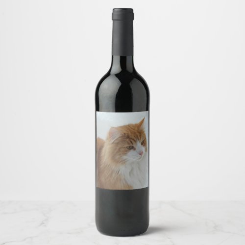 Norwegian_Forest_Cat Wine Label