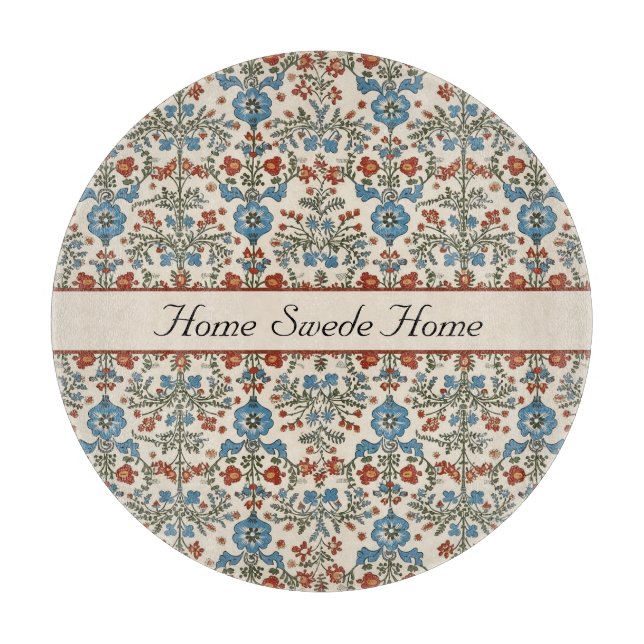 Norwegian Garden, custom Cutting Board (Front)