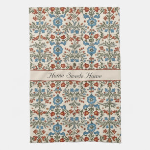 Norwegian Garden, custom Kitchen Towel