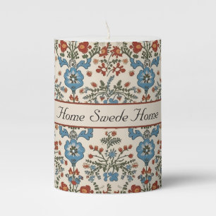 Norwegian Garden, custom Pillar Candle