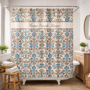 Norwegian Garden, custom Shower Curtain