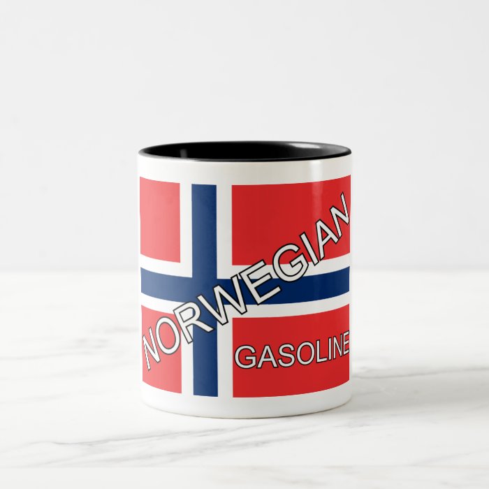 Norwegian Gasoline Flag Design Mug