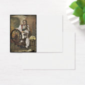 Norwegian Girl a Spinning Wheel (Desk)