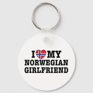 Norwegian Girlfriend Keychain