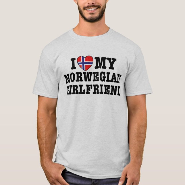 Norwegian Girlfriend T-Shirt (Front)