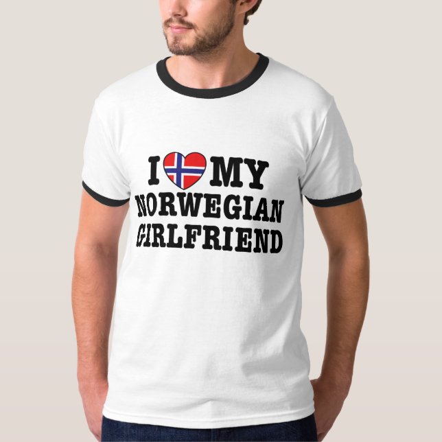 Norwegian Girlfriend T-Shirt (Front)