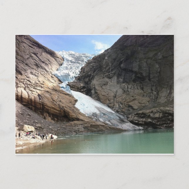 Norwegian Glacier Postcard (Front)