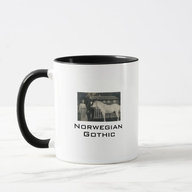 Norwegian Gothic Real Photo Coffee Mug (Left)